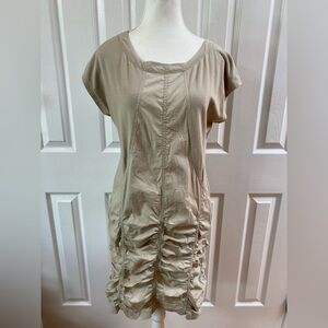 Wearables Sand Color Aviana Cap Sleeve Dress Size M